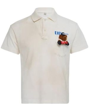 Doublet Bear Applique Polo Shirt - White