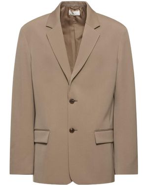 The Row Single-Breasted Blazer - Brown