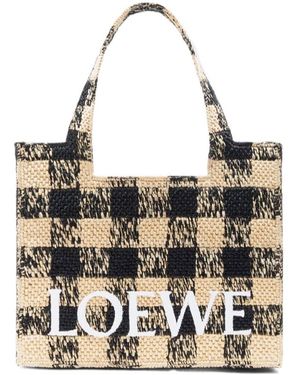 Loewe Checked Tote Bag - Multicolour