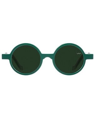 VAVA Eyewear Round Frame Sunglasses - Green