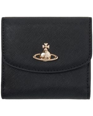 Vivienne Westwood Logo Plaque Wallet - Black