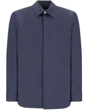 Jil Sander Concealed Button Shirt - Blue