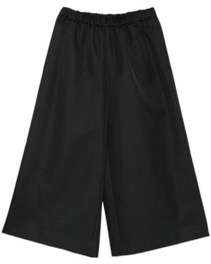 Comme des Garçons Elastic-Waist Casual Pants - Black