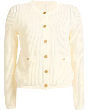 Rag & Bone Solid Color Lightweight Knit Cardigan - Natural
