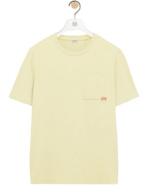 Loewe Crewneck T-Shirt - Yellow