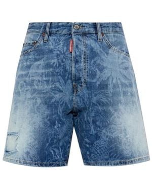 DSquared² Monkey Business Boxer Shorts - Blue