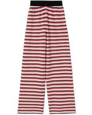 La DoubleJ Checkers Trousers - Red