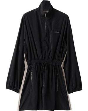 Miu Miu Technical Silk Dress - Black