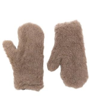 Max Mara Pull-On Gloves - White