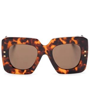 Balmain Full Frame Sunglasses - Brown