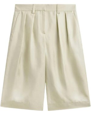 Frankie Shop Belt Loop Shorts - Natural