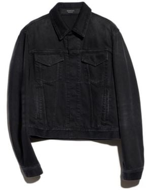 Gucci Washed Cotton Denim Jacket - Black