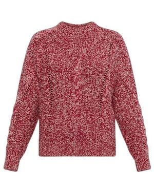 Isabel Marant Long-Sleeve Knit Top - Red