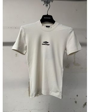 Balenciaga Fitted Crewneck Top - Gray