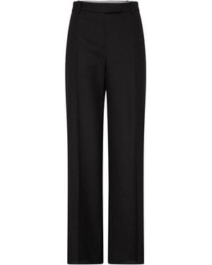 The Row Stripe Casual Pants - Black