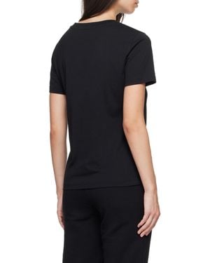 Moschino Item O-Neck Short-Sleeved T-Shirt - Black