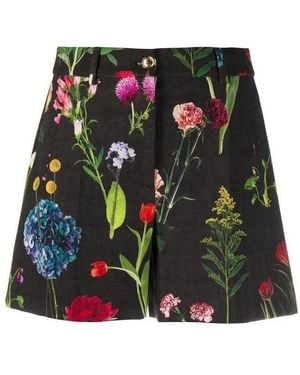 Moschino Floral Print Shorts - Green