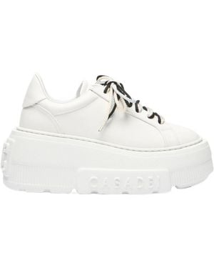 Casadei Nexus Platform Low-Top Trainers - White