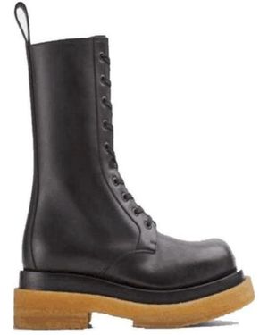 Bottega Veneta Laced Boots - Black