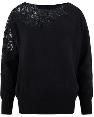 Ermanno Scervino Crew-Neck Jumper - Blue