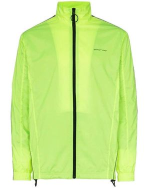 Off-White c/o Virgil Abloh Zipper Casual Jacket - Green