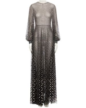 Valentino Long-Sleeved Dress - Grey