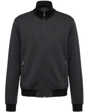 Gucci Silk Cotton Jersey Zip Jacket - Black