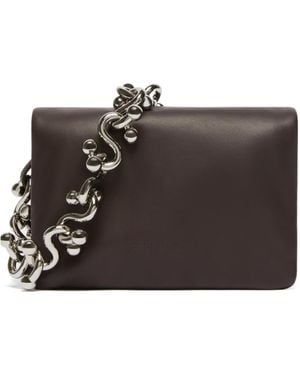 Sportmax Padded Nappa-Leather Mini Soffy Bag - Black