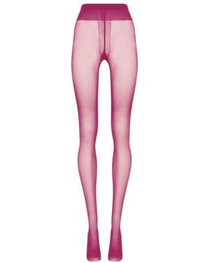 Wolford Elastic Waist Pantyhose - Pink