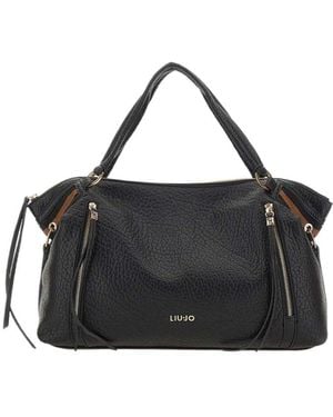 Liu Jo Ageni Textured Tote Bag - Black