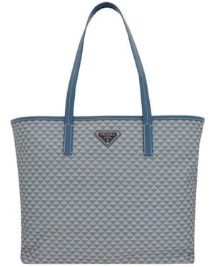 Prada Re-Nylon Tote Bag - Blue