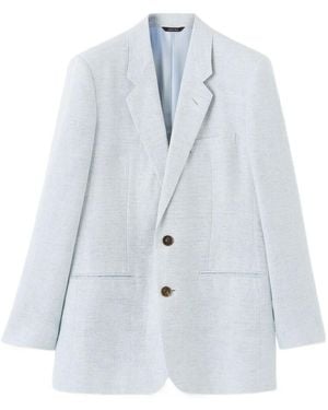 Loro Piana Single Breasted Blazer - Blue