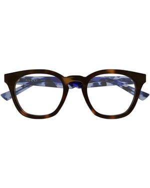 Gucci Geometric Flat Lens - White