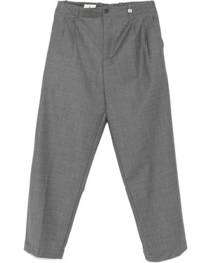 Myths Pleat-Detail Trousers - Grey