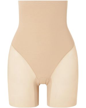 Skims Spliced High-Waisted Underwear - Natural