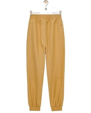 Loewe Elasticated-Waist Pants - Yellow
