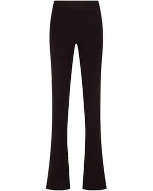 Courreges Courrges Bootcut Interlock Trousers - Black