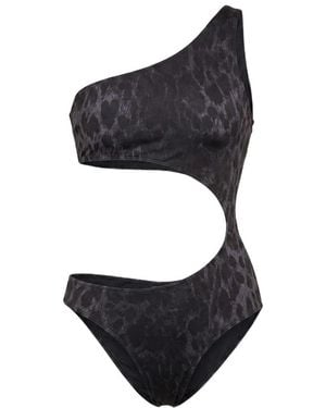 Gucci Printed Stretch Jersey Swimsuit - Black