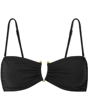Nili Lotan Embellished Bikini Top - Black