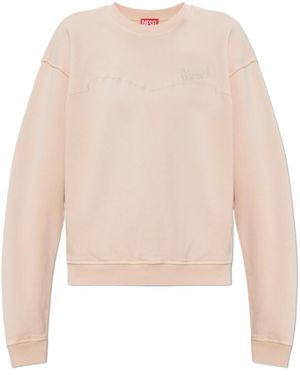 DIESEL Sweatshirt F-Crew - Natural