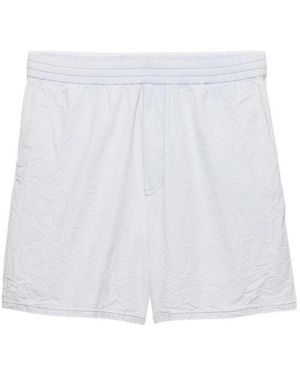 Prada Chambray Bermudas - White