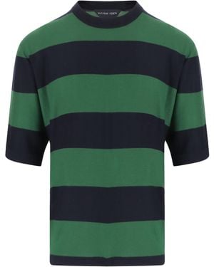 Bottega Veneta Crew Neck Short-Sleeved T-Shirt - Green