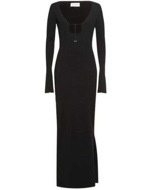 16Arlington Solaria Punto Milano Midi Dress - Black