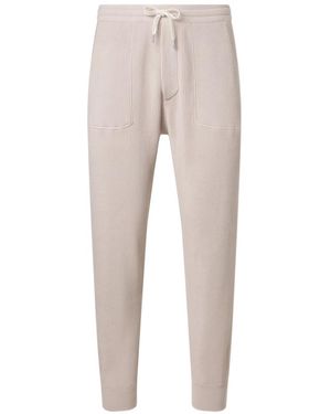 Brunello Cucinelli Cotton Corduroy Sweatpants - Natural