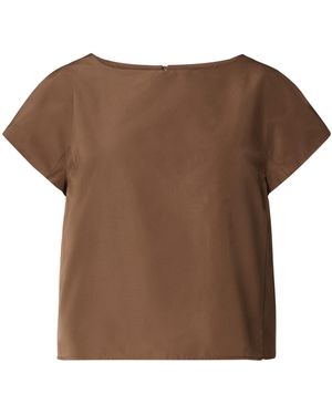 Weekend by Maxmara Short-Sleeved Top - Brown