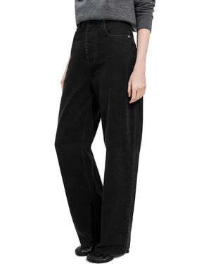 Bottega Veneta Faded Wide Leg Jeans - Black