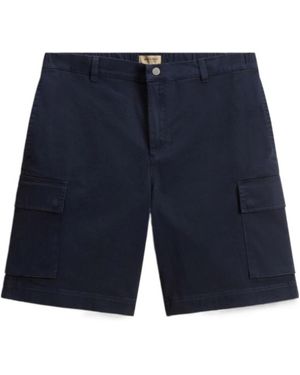 Woolrich Cargo Twill Shorts - Blue