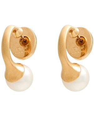 Chloé Metal Earrings - Metallic