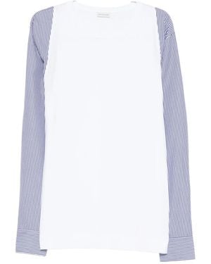 Dries Van Noten Long-Sleeved T-Shirt - White