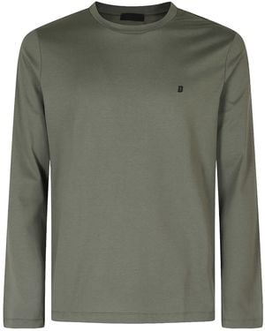 Dondup Crew-Neck Logo T-Shirt - Green